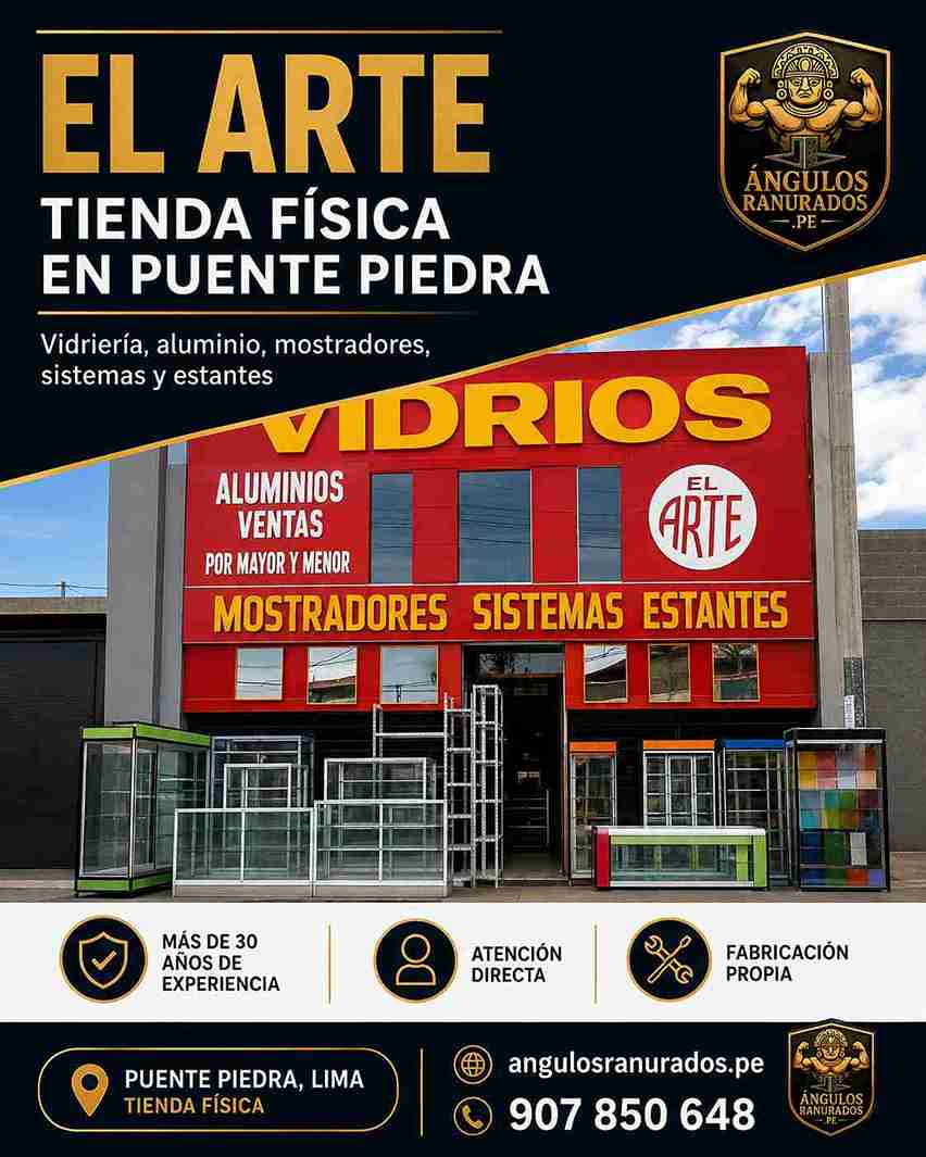 Fachada de la tienda física de EL ARTE en Puente Piedra Lima Norte
